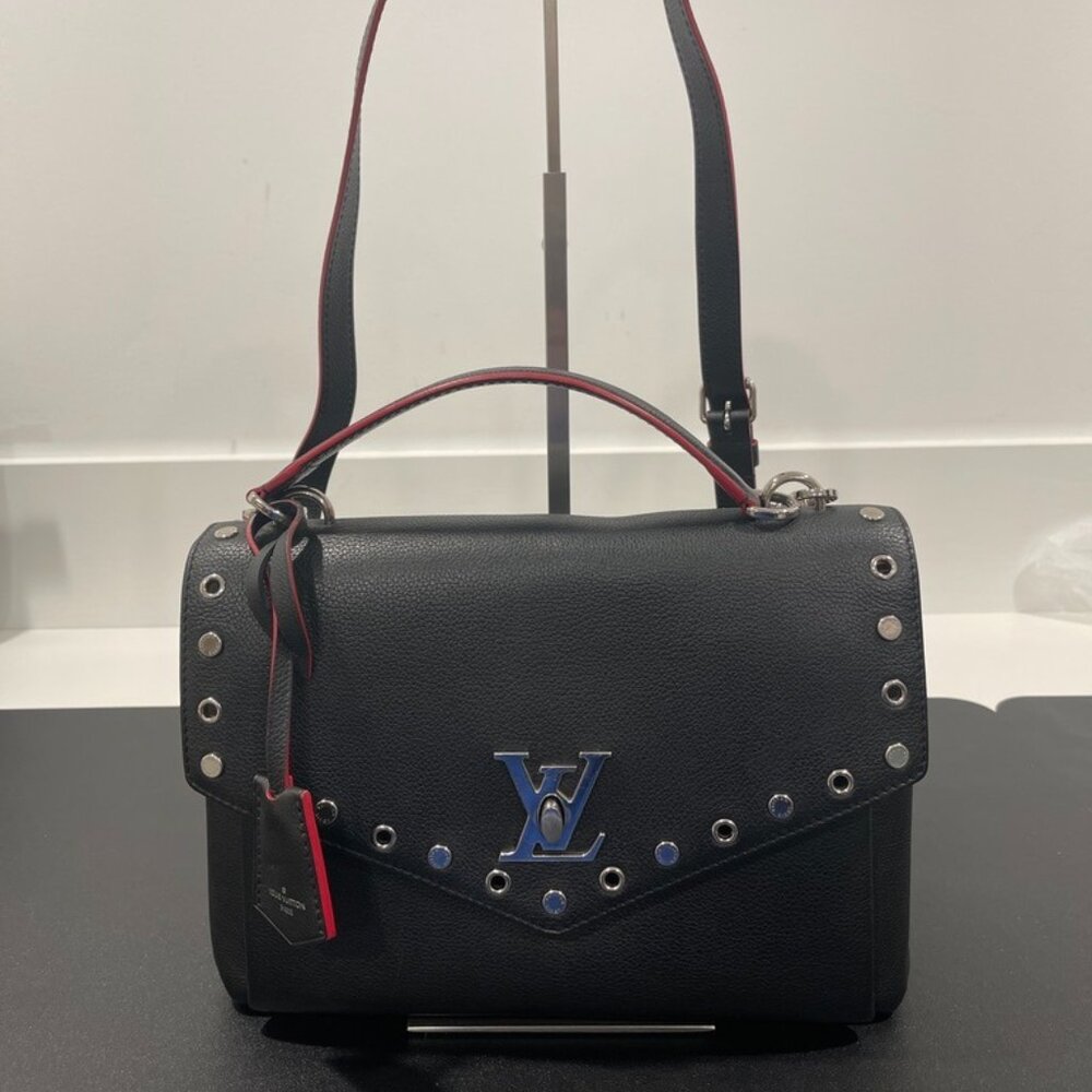 Louis Vuitton Mylockme Top Handle Leather Crossbody Bag (JB1201)